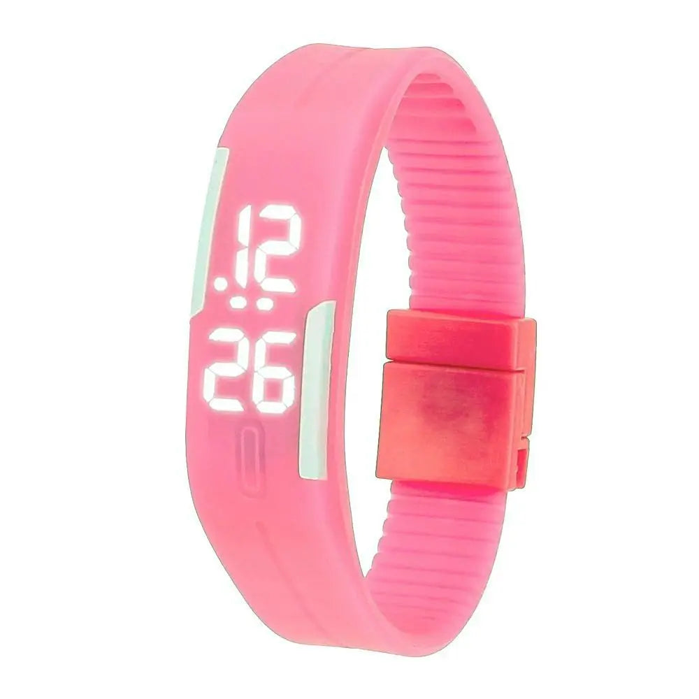 LOYPHARD TouchFlex LED Sport Watch – Waterproof Silicone Digital Wrist Watch.