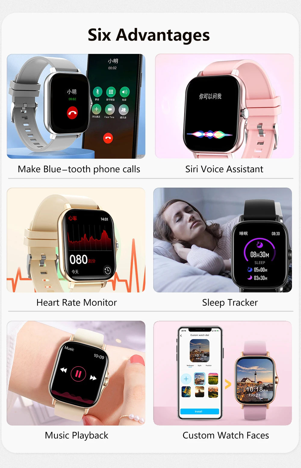 LOYPHARD Sports Smart Watch 2026 – Bluetooth Calling, Health Monitoring & Waterproof Fitness Tracker for Android & iPhone