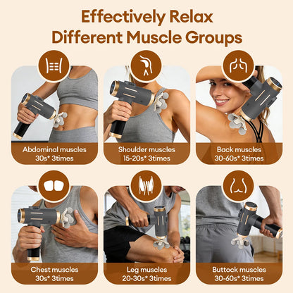 LOYPHARD™ 11-in-1 Deep Tissue Massage Gun – 99 Speed High-Frequency Muscle Recovery Massager.