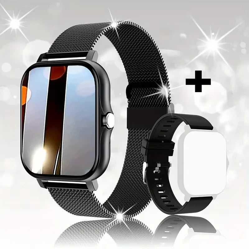 LOYPHARD Premium Smart Watch 2026 – Full Touch Screen Bluetooth Calling Fitness Tracker for Men & Women