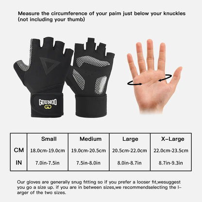 LOYPHARD PowerGrip Fitness Gs &love Wrist Support – Shockproof Training Pair