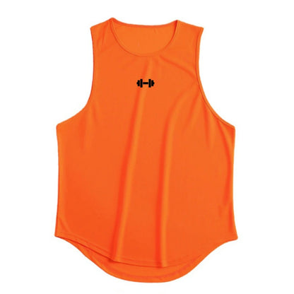 LOYPHARD orange workout tank top for men