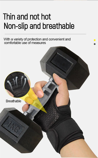 LOYPHARD Training Sport Gloves – Fitness Workout & Weightlifting Gloves with Wrist & Palm Protection