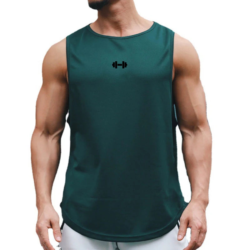 LOYPHARD green quick-dry fitness tank top
