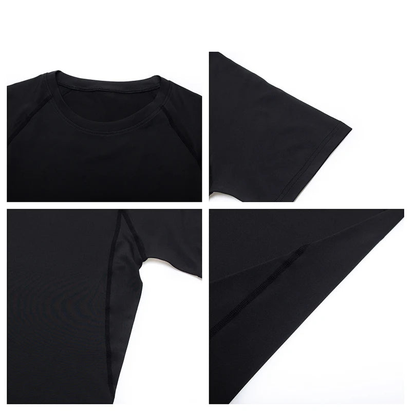 LOYPHARD Men's Compression Running Shirt – Quick Dry Performance Tee for Gym, Running, Training & Muscle Support