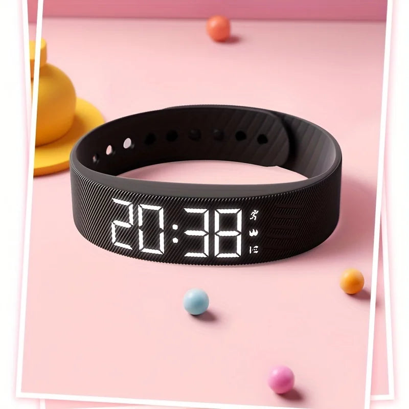 LOYPHARD Smart Fitness Band – Step Tracker, Multi-Sport Activity Monitor & Stylish Smart Bracelet for Men & Women