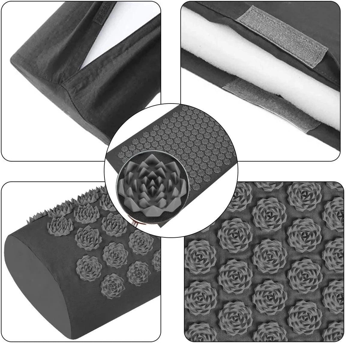 LOYPHARD Acupressure Recovery Mat & Pillow Set – Deep Muscle Relief & Full Body Relaxation