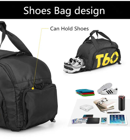LOYPHARD Waterproof Gym Bag – Lightweight Fitness & Travel Duffel for Men & Women