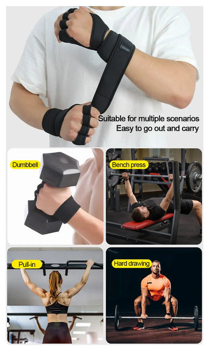 LOYPHARD Training Sport Gloves – Fitness Workout & Weightlifting Gloves with Wrist & Palm Protection