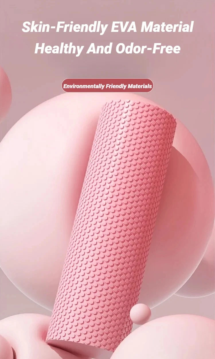 LOYPHARD Hexagonal EVA Foam Roller – Deep Tissue Yoga & Pilates Massage Roller for Home Workouts.