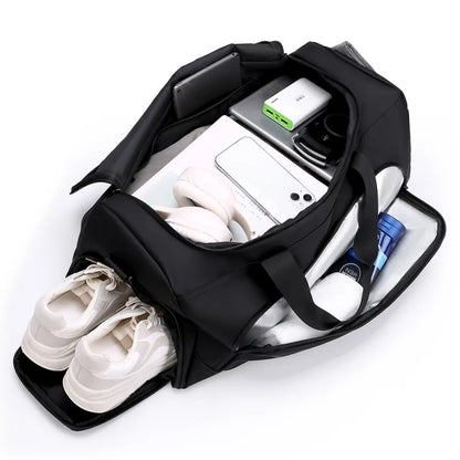 LOYPHARD Sports Gym Duffel Bag – Large Capacity Travel & Fitness Bag with Shoe Compartment