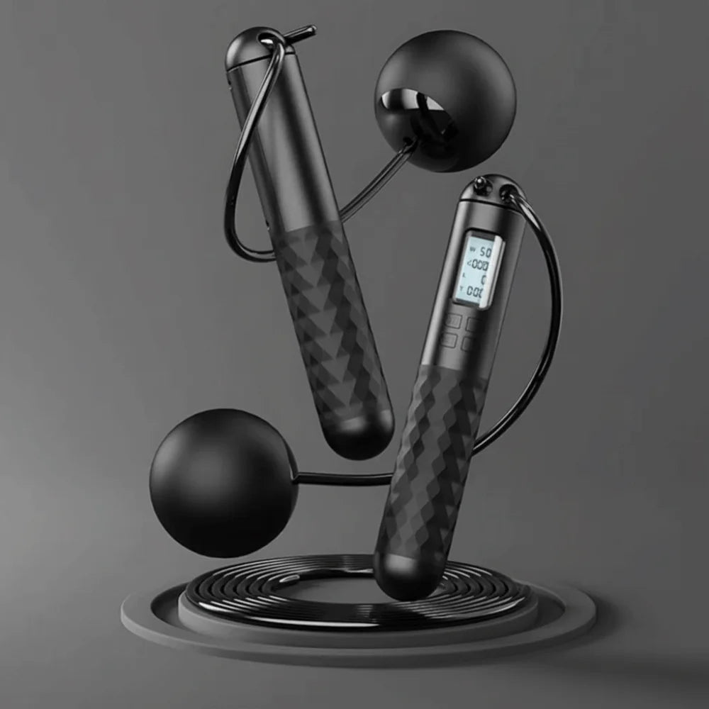 LOYPHARD Smart Cordless Jump Rope – Digital Counter Skipping Rope for Home Fitness & Weight Loss.