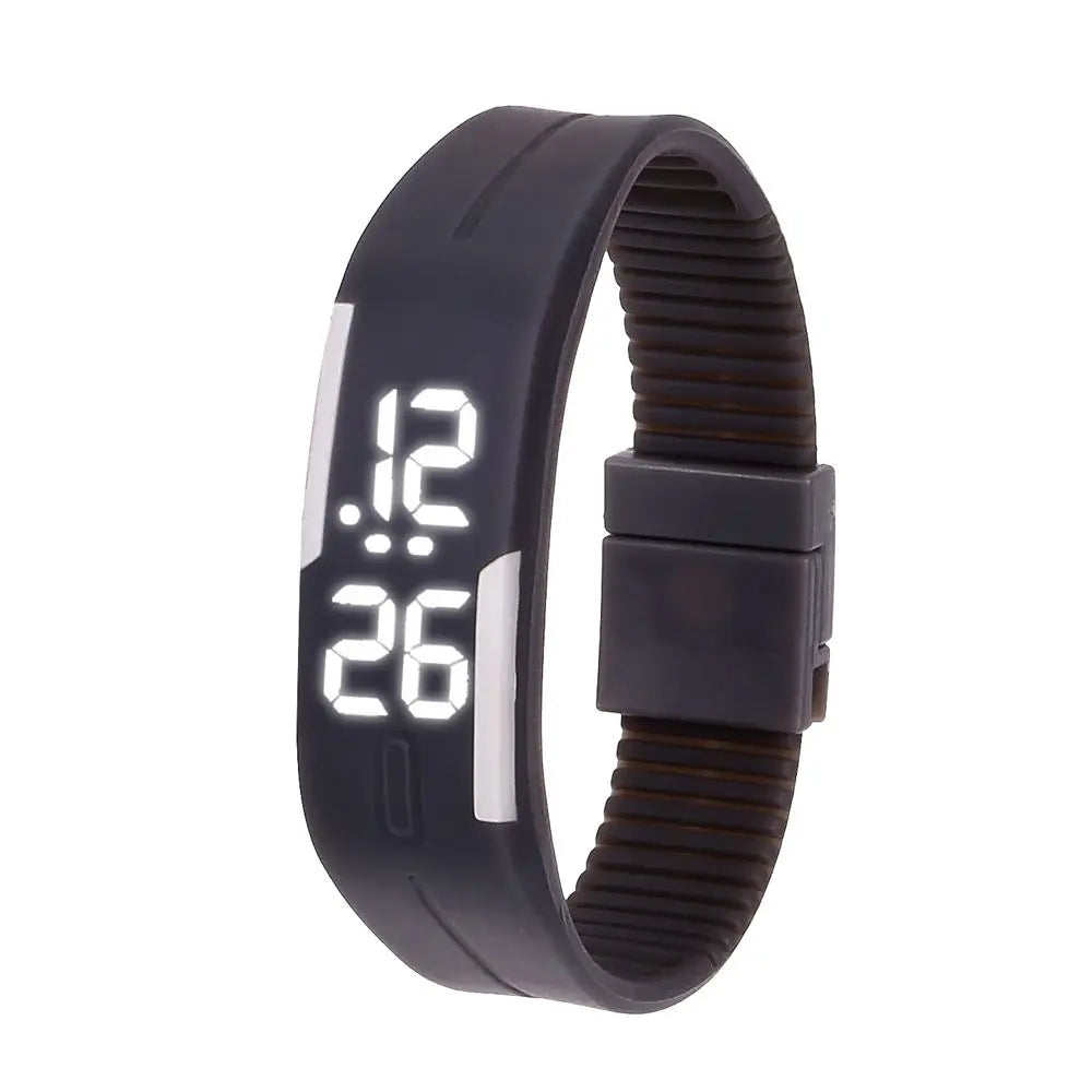 LOYPHARD TouchFlex LED Sport Watch – Waterproof Silicone Digital Wrist Watch.