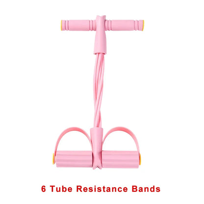 LOYPHARD 4-Level Resistance Band Trainer – Adjustable Home Fitness Equipment for Abs, Yoga & Full Body Workouts