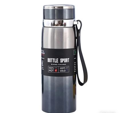 LOYPHARD™ 1L Stainless Steel Thermal Water Bottle – Vacuum Insulated Hot & Cold Thermos Flask