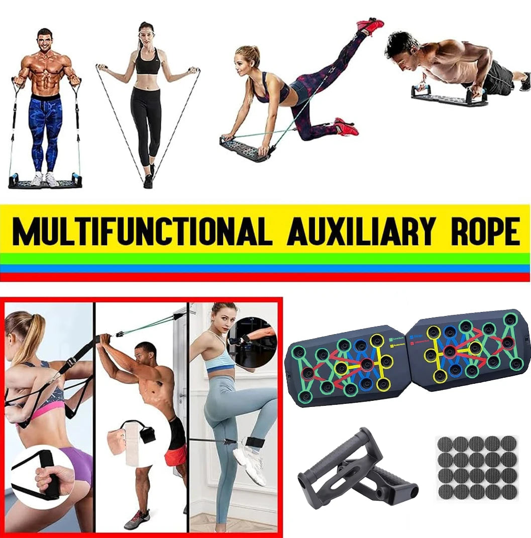 LOYPHARD Portable Push-Up Board Set Multifunctional Fitness Training System.