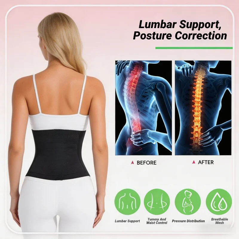 LOYPHARD Women's Waist Trainer Corset – High Compression Tummy Control Shapewear for Everyday Support & Fitness