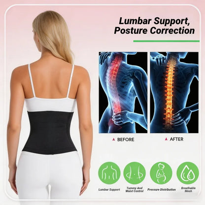 LOYPHARD Women's Waist Trainer Corset – High Compression Tummy Control Shapewear for Everyday Support & Fitness