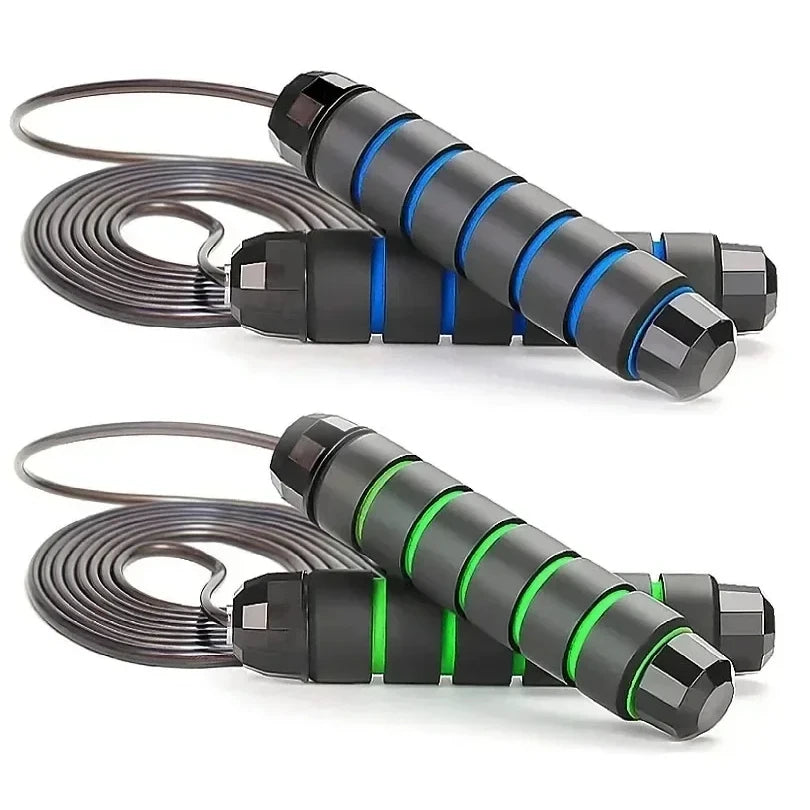 LOYPHARD Tangle-Free Steel Wire Jump Rope Adjustable Fitness Training Rope.