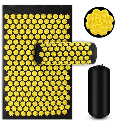 LOYPHARD Acupressure Recovery Mat & Pillow Set – Deep Muscle Relief & Full Body Relaxation