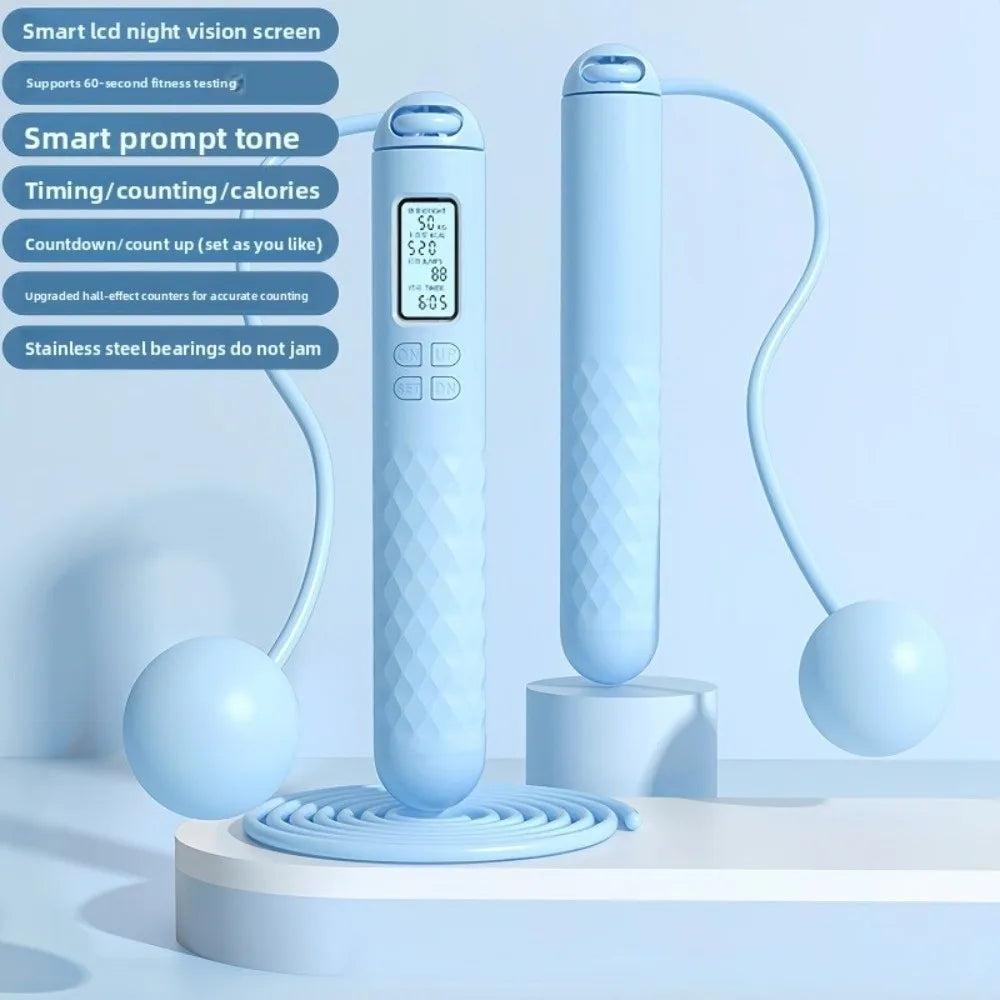 LOYPHARD Smart Cordless Jump Rope – Digital Counter Skipping Rope for Home Fitness & Weight Loss.