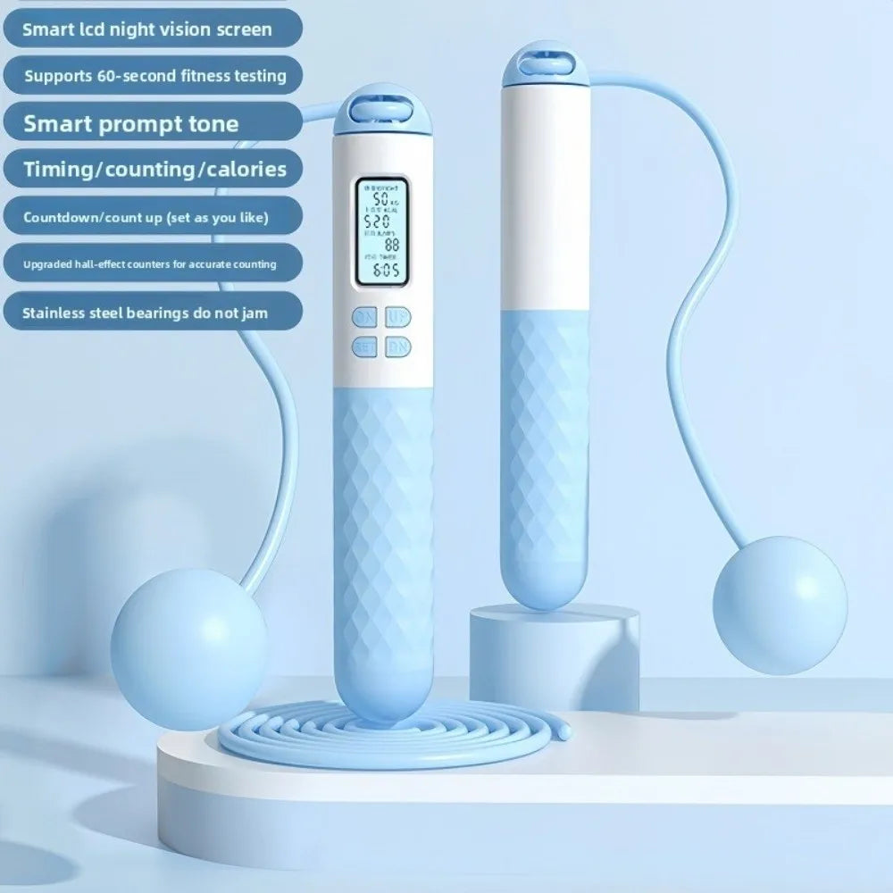 LOYPHARD Smart Cordless Jump Rope – Digital Counter Skipping Rope for Home Fitness & Weight Loss.