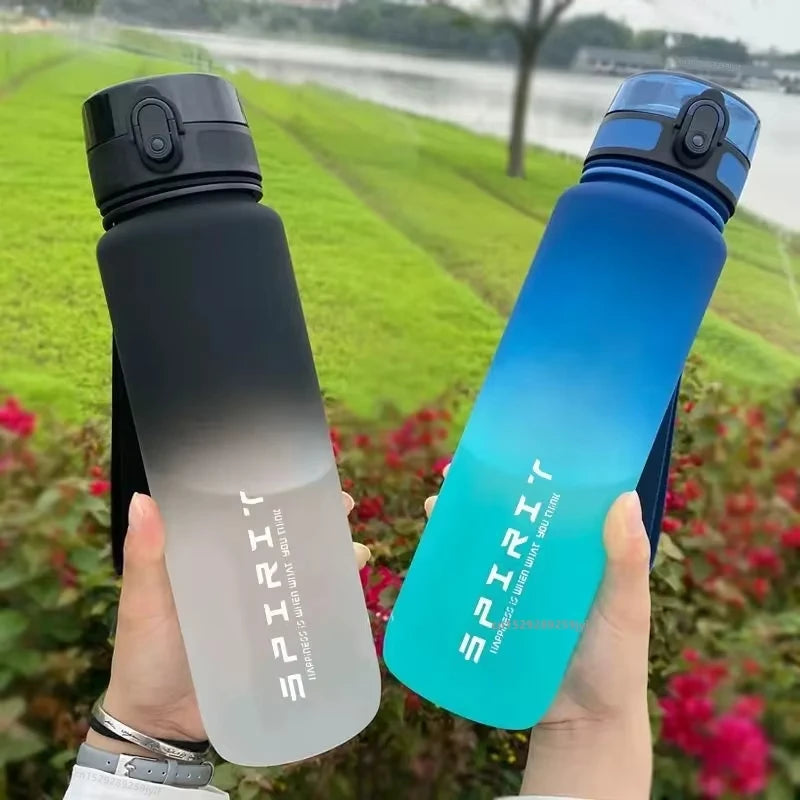LOYPHARD™ 1L Sports Water Bottle – Leakproof Portable Fitness & Travel Hydration Jug.