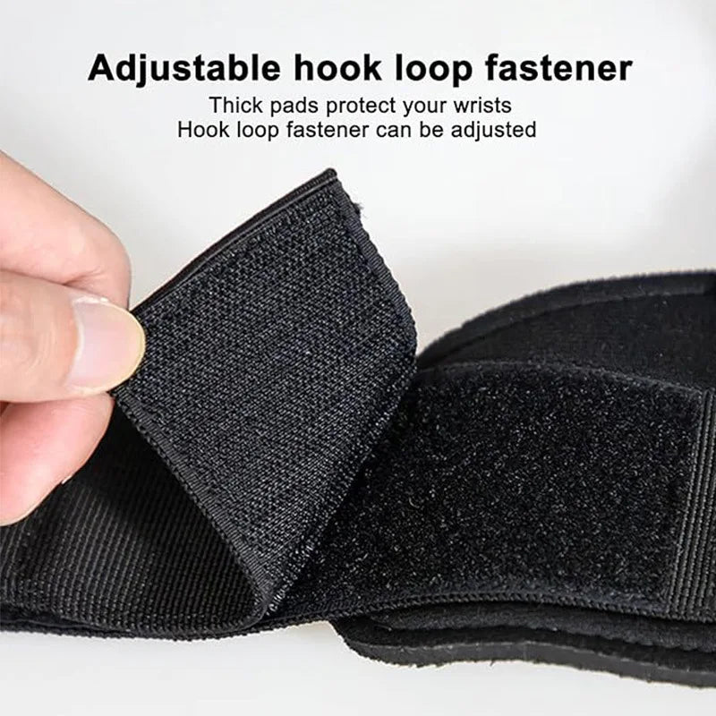 LOYPHARD Power Lifting Hooks With Wrist Wraps for Gym & Fitness Training.