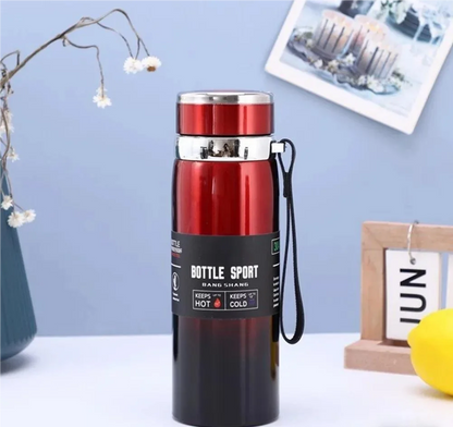 LOYPHARD™ 1L Stainless Steel Thermal Water Bottle – Vacuum Insulated Hot & Cold Thermos Flask