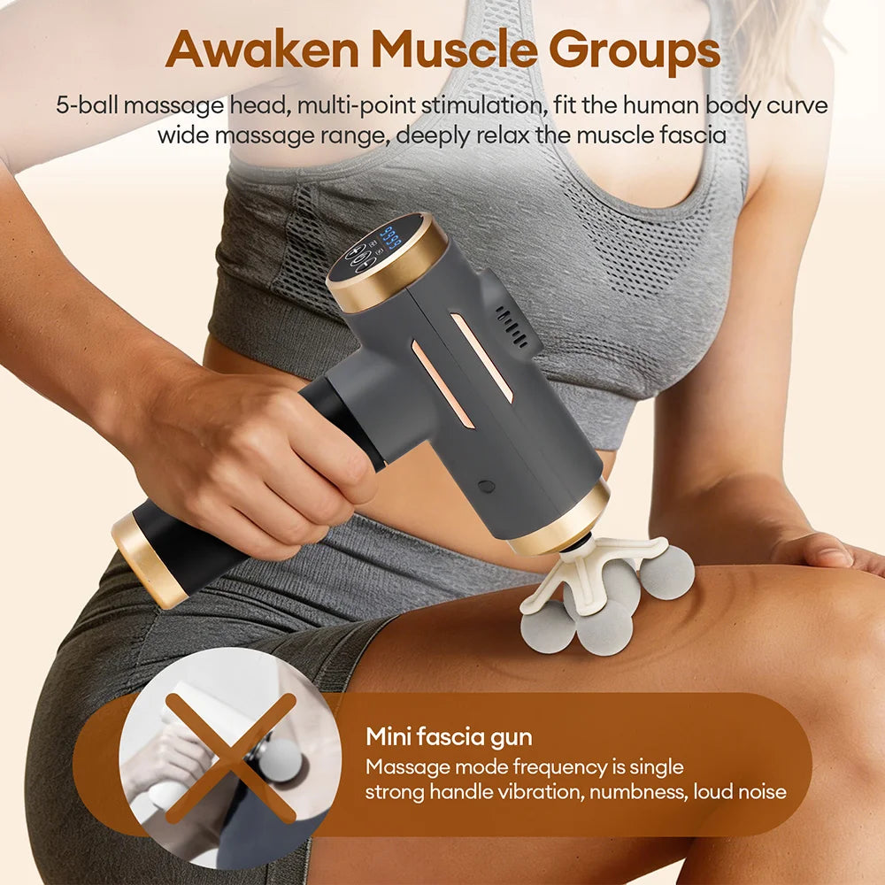 LOYPHARD™ 11-in-1 Deep Tissue Massage Gun – 99 Speed High-Frequency Muscle Recovery Massager.