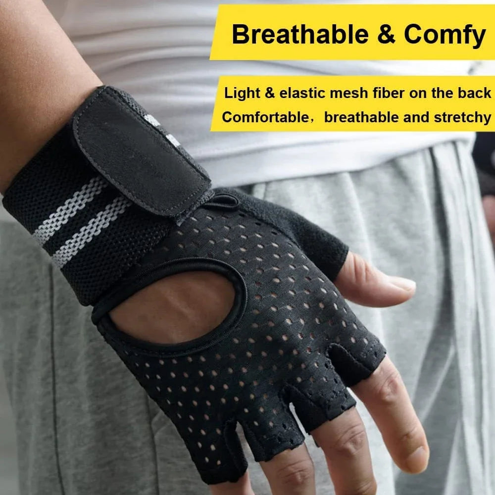 LOYPHARD Weightlifting Gloves with Wrist Support – Train Harder, Protect Your Hands & Lift With Confidence