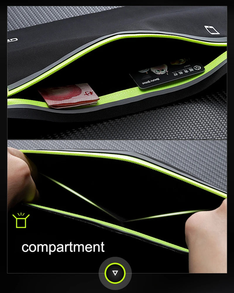 LOYPHARD Waterproof Running Belt – Secure Fitness Waist Bag for Phone & Essentials