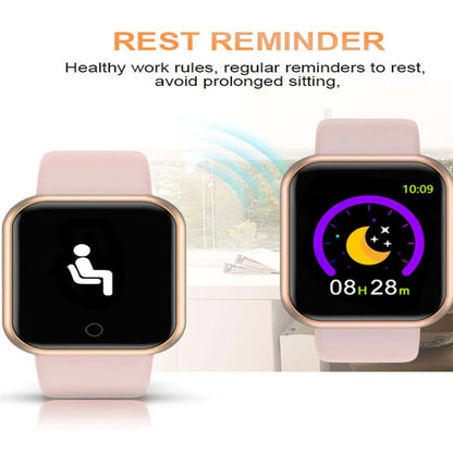 LOYPHARD Y68 Smart Watch – Fitness Tracker with Heart Rate Monitor, Music Control & Activity Tracking for Men, Women & Teens