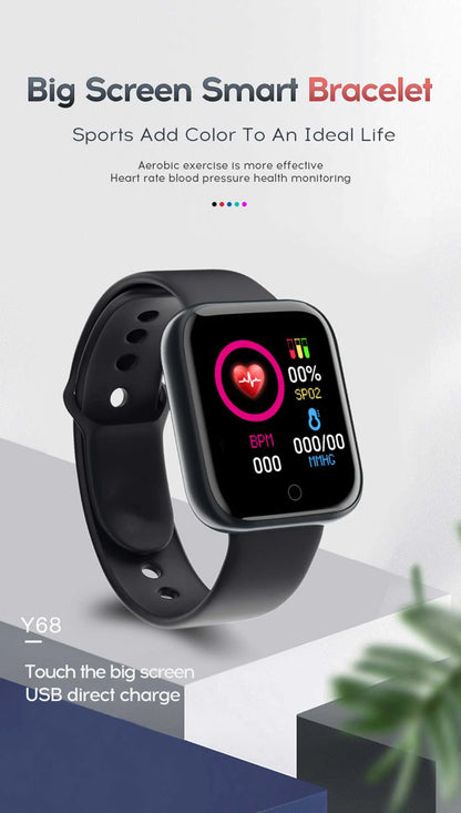 LOYPHARD PulseTrack Smart Watch – Fitness & Heart Rate Monitoring Sports Watch.
