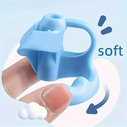 LOYPHARD™ 4PCS Writing Grip Corrector Set – Soft Silicone Handwriting Aid for Kids & Students