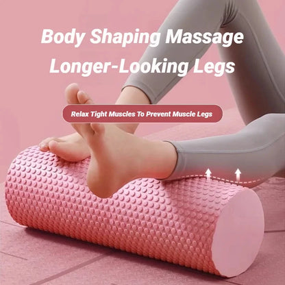 LOYPHARD Hexagonal EVA Foam Roller – Deep Tissue Yoga & Pilates Massage Roller for Home Workouts.