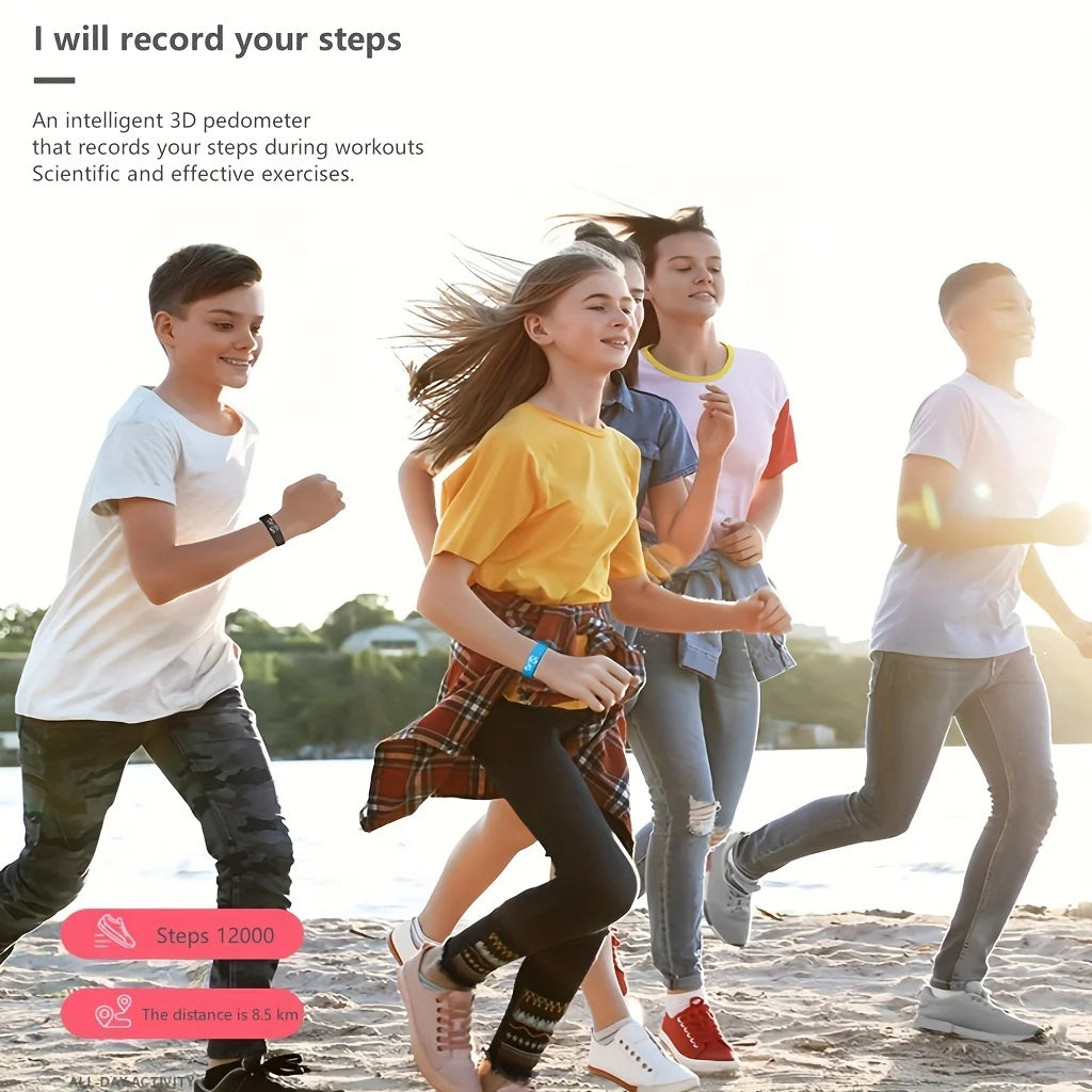LOYPHARD Smart Fitness Band – Step Tracker, Multi-Sport Activity Monitor & Stylish Smart Bracelet for Men & Women