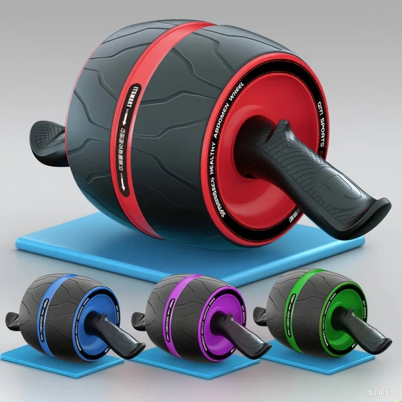 LOYPHARD™ Rebound Ab Roller Wheel Set – Core Strength Trainer with Protective Knee Mat