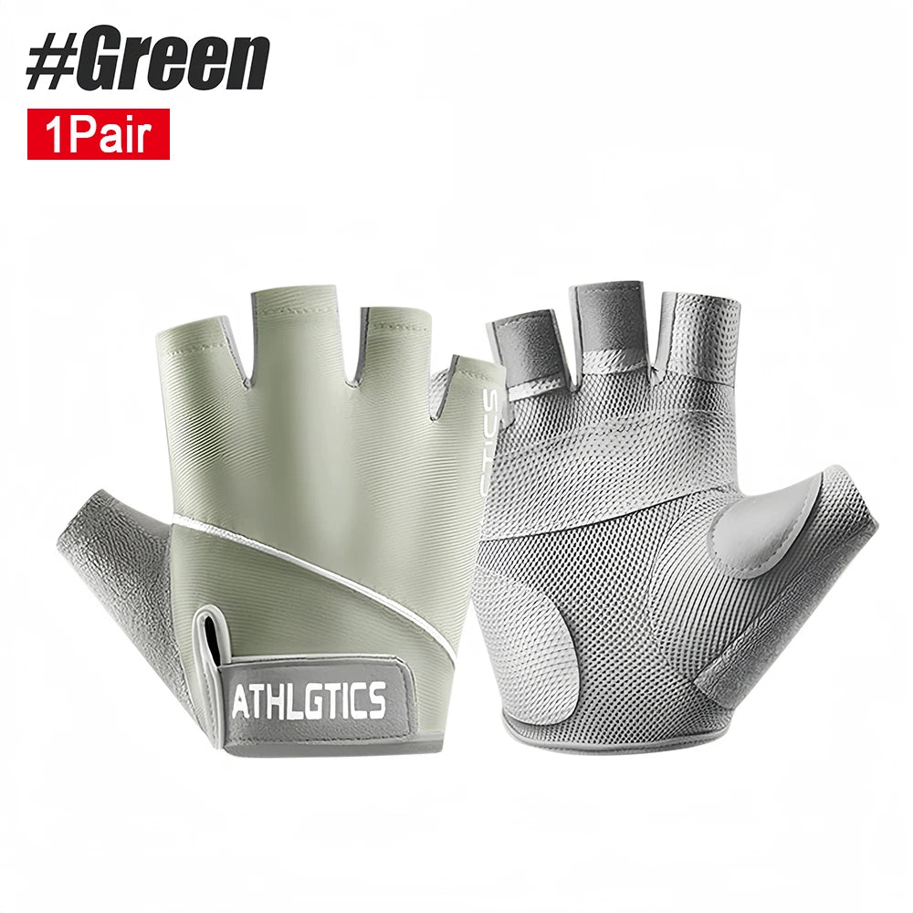 LOYPHARD Breathable Fitness Training Gloves – Fingerless Grip Gloves for Gym, Cycling & Weight Lifting