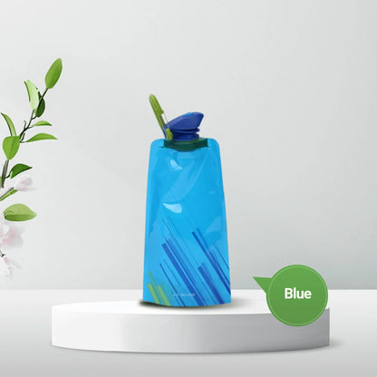 LOYPHARD™ 700ML Foldable Water Bottle – Reusable Soft Flask for Travel, Camping & Outdoor Sports.