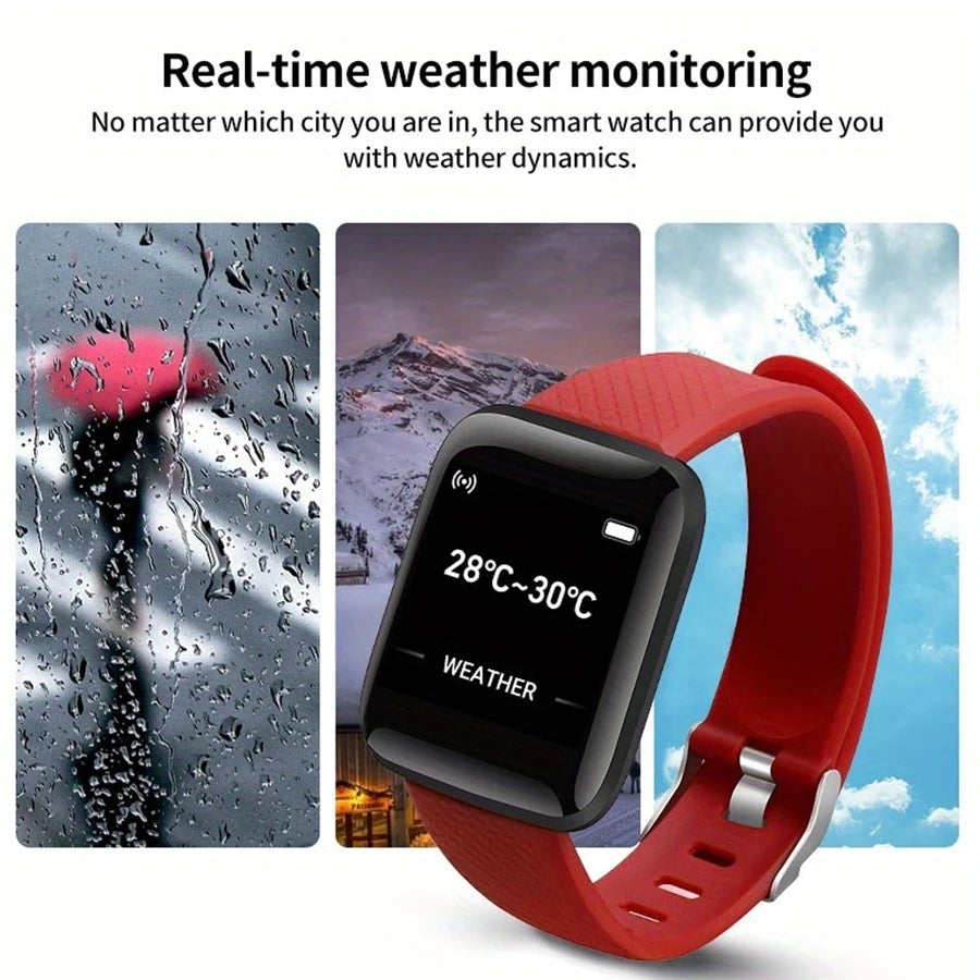 LOYPHARD PulseTrack Smart Watch – Fitness & Heart Rate Monitoring Sports Watch.