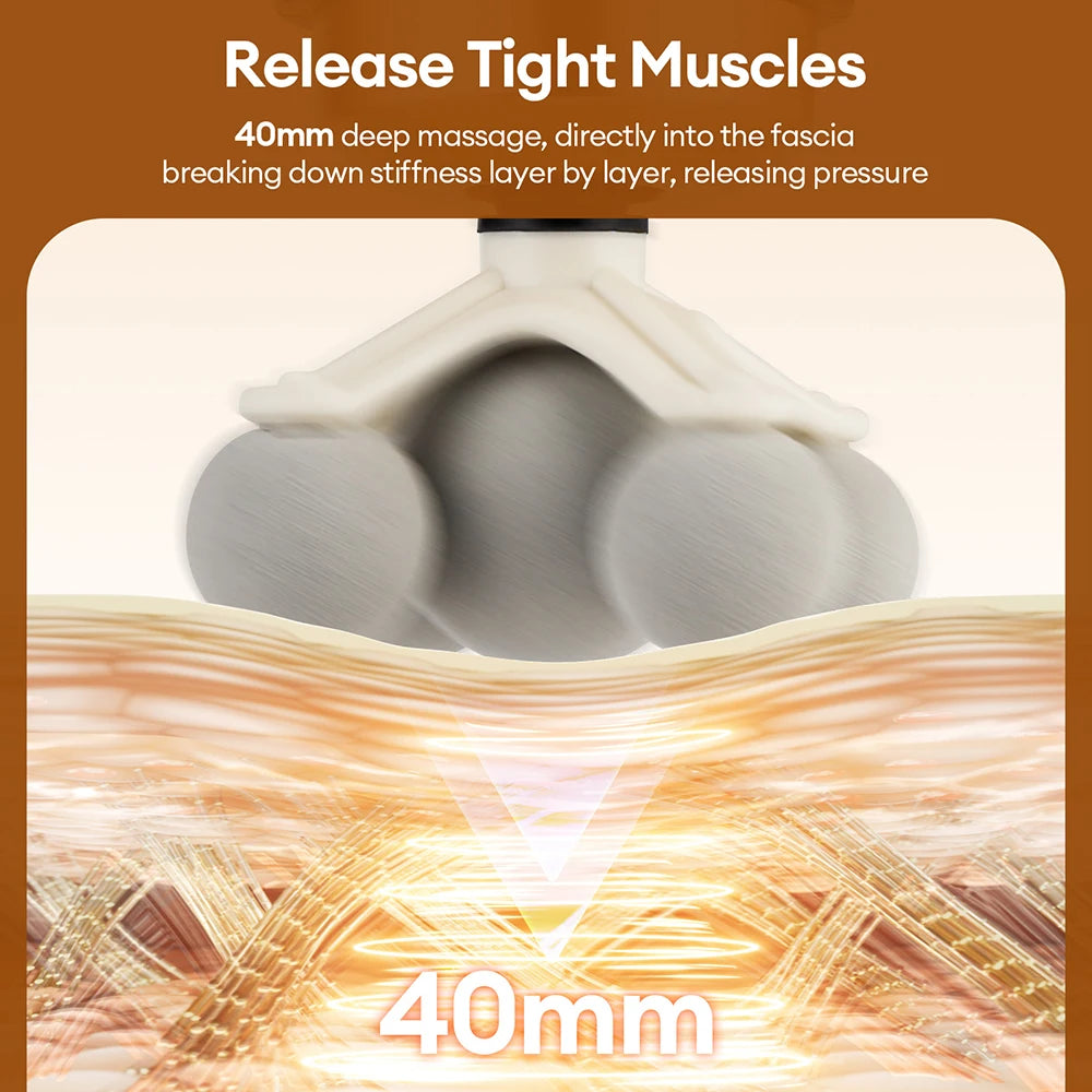 LOYPHARD™ 11-in-1 Deep Tissue Massage Gun – 99 Speed High-Frequency Muscle Recovery Massager.