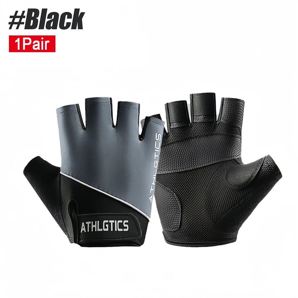 LOYPHARD Breathable Fitness Training Gloves – Fingerless Grip Gloves for Gym, Cycling & Weight Lifting