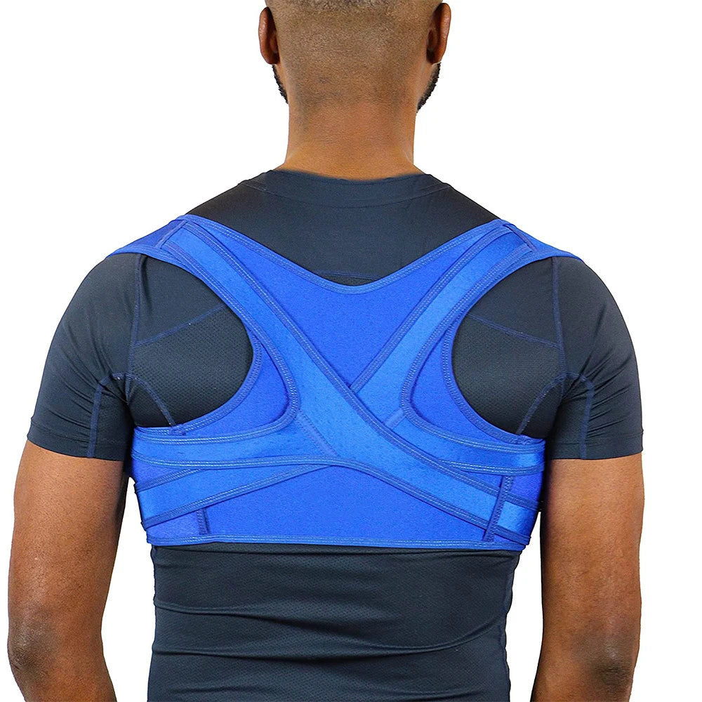 LOYPHARD™ Adjustable Upper Back Posture Corrector – Breathable Shoulder & Back Support Brace