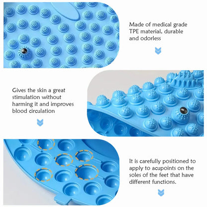 LOYPHARD Acupressure Foot Massage Board – Natural Recovery & Reflexology Therapy