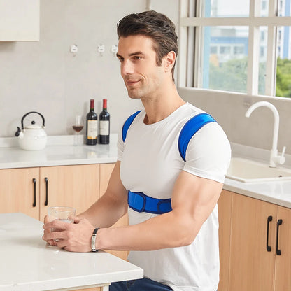 LOYPHARD™ Adjustable Upper Back Posture Corrector – Breathable Shoulder & Back Support Brace