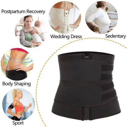 LOYPHARD SweatTrim Waist Trainer Belt – Fat Burning Fitness Shaper for Workout.