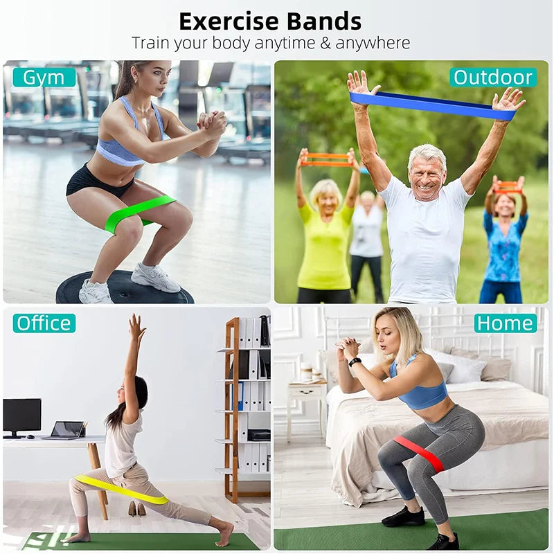 LOYPHARD Resistance Bands Set – Yoga & Fitness Loop Bands for Legs, Squats, Hip & Full Body Training.