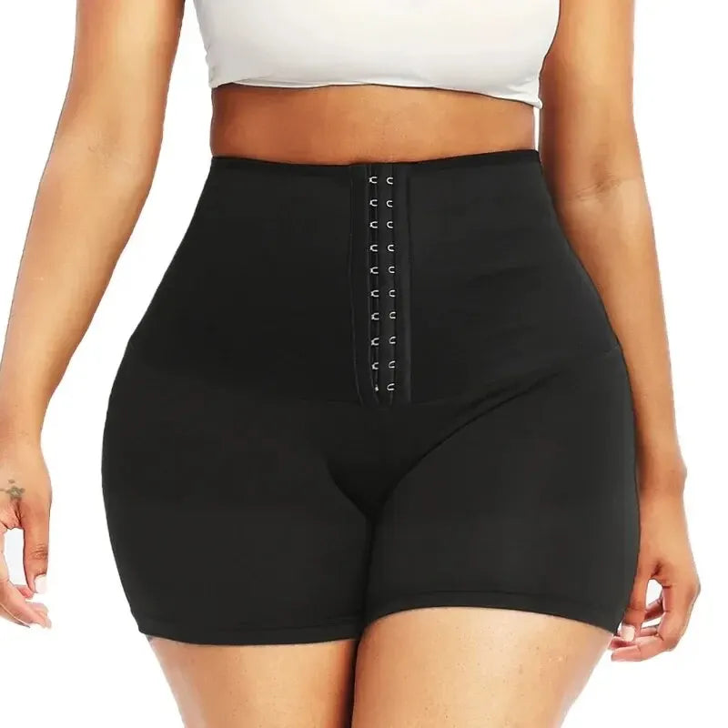 LOYPHARD Women's Thermo Sweat Shorts – High-Waist Sauna Body Shaper for Workout & Fitness Support.