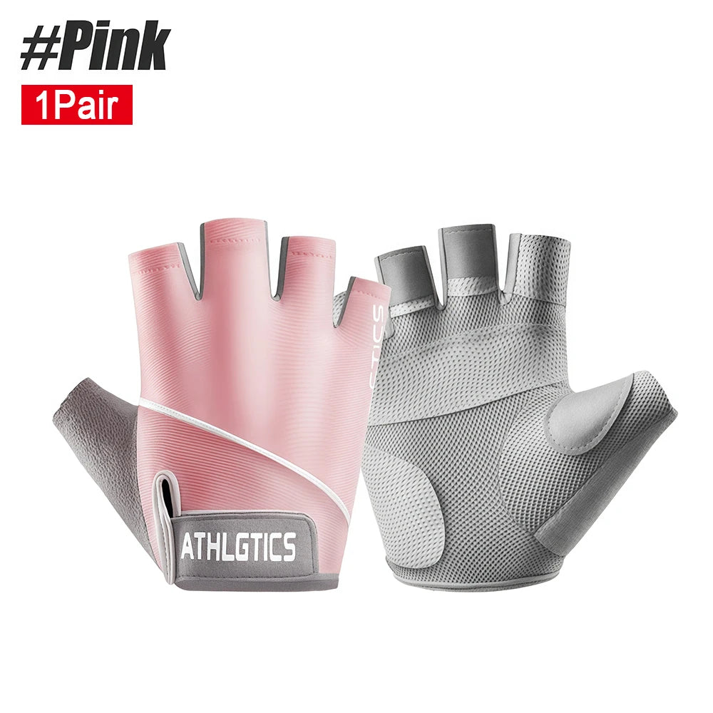 LOYPHARD Breathable Fitness Training Gloves – Fingerless Grip Gloves for Gym, Cycling & Weight Lifting